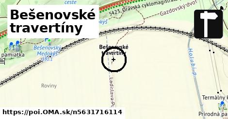 Bešenovské travertíny