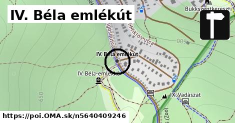 IV. Béla emlékút