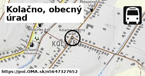 Kolačno, obecný úrad