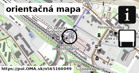 orientačná mapa