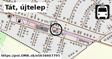 Tát, újtelep