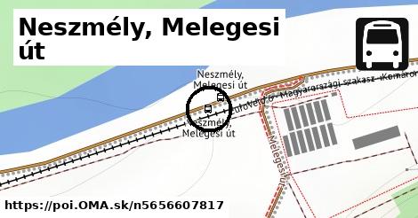 Neszmély, Melegesi út