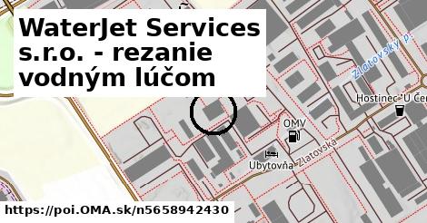 WaterJet Services s.r.o. - rezanie vodným lúčom