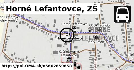 Horné Lefantovce, ZŠ