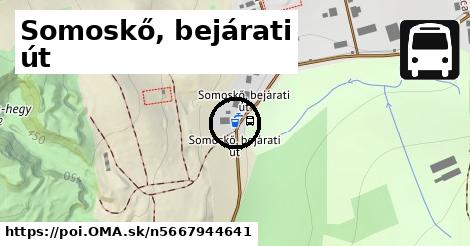 Somoskő, bejárati út