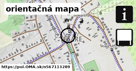 orientačná mapa