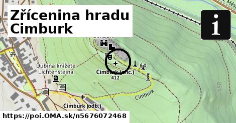 Zřícenina hradu Cimburk