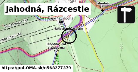 Jahodná, Rázcestie