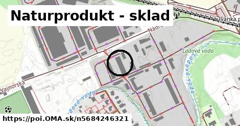 Naturprodukt - sklad