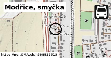 Modřice, smyčka