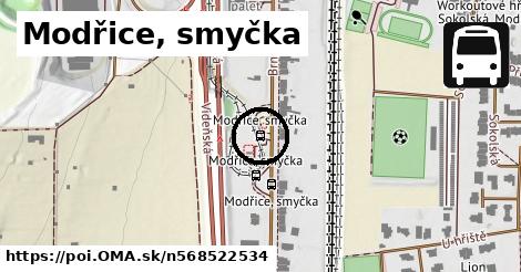 Modřice, smyčka