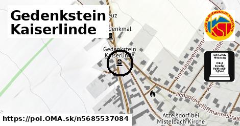 Gedenkstein Kaiserlinde