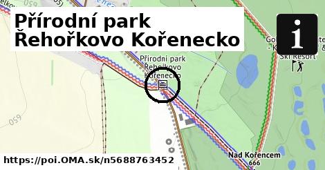 Přírodní park Řehořkovo Kořenecko