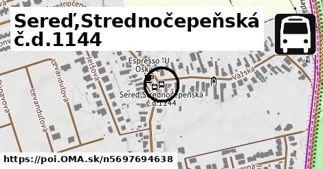 Sereď,Strednočepeňská č.d.1144