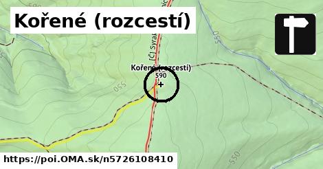 Kořené (rozcestí)