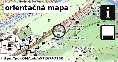 orientačná mapa