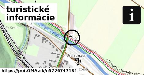 turistické informácie