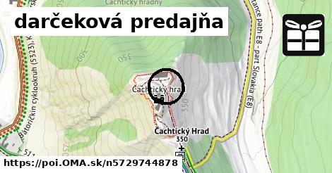 darčeková predajňa