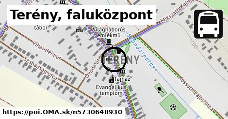 Terény, faluközpont