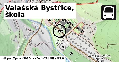 Valašská Bystřice, škola