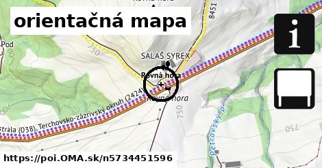 orientačná mapa