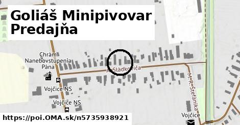 Goliáš Minipivovar Predajňa