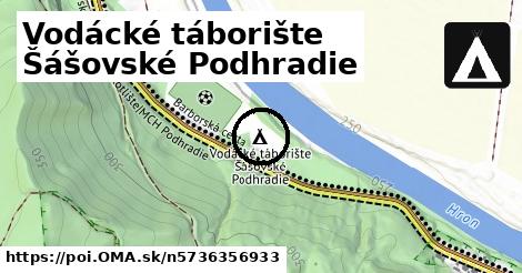 Vodácké táborište Šášovské Podhradie