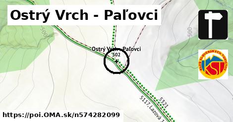 Ostrý Vrch - Paľovci