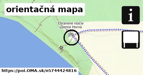 orientačná mapa