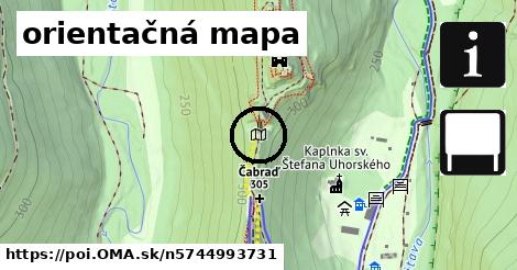 orientačná mapa