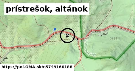 prístrešok, altánok