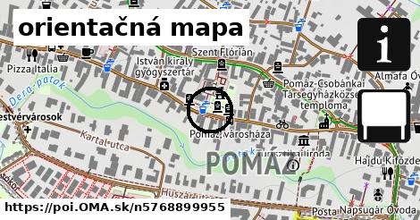 orientačná mapa