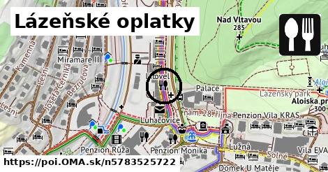 Lázeňské oplatky