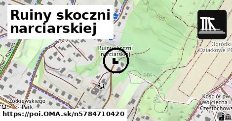 Ruiny skoczni narciarskiej