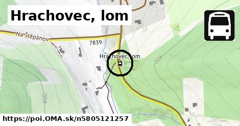 Hrachovec, lom