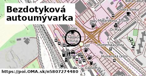 Bezdotyková autoumývarka