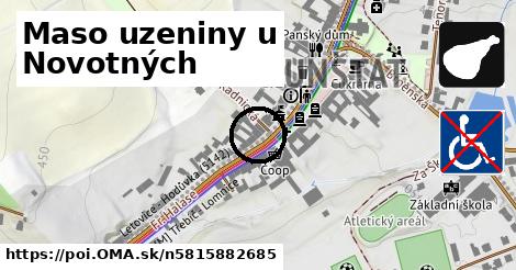 Maso uzeniny u Novotných