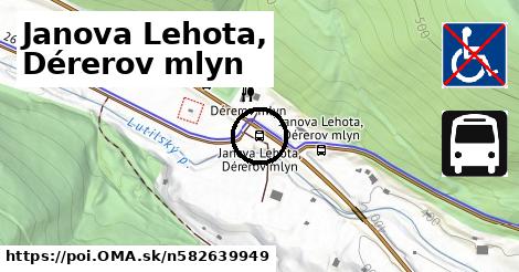 Janova Lehota, Dérerov mlyn