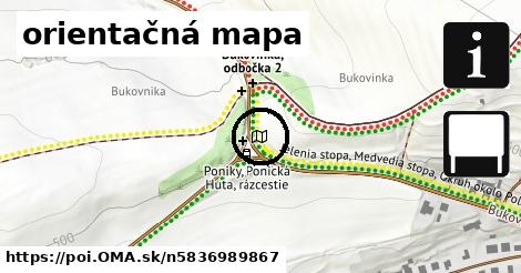 orientačná mapa