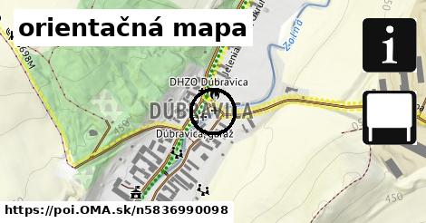 orientačná mapa