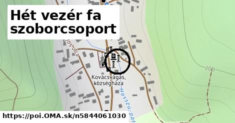 Hét vezér fa szoborcsoport