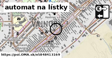 automat na lístky