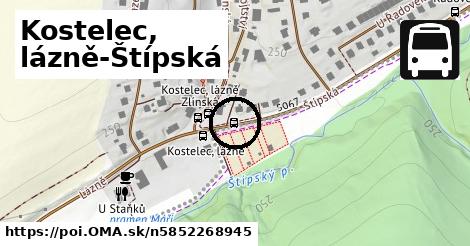 Kostelec, lázně-Štípská