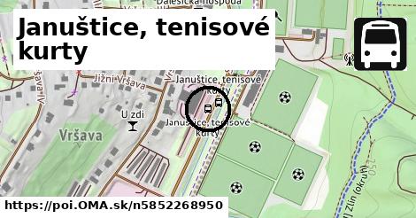 Januštice, tenisové kurty