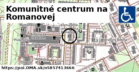 Komunitné centrum na Romanovej