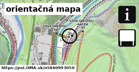 orientačná mapa