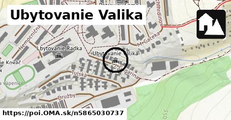 Ubytovanie Valika