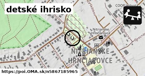 detské ihrisko