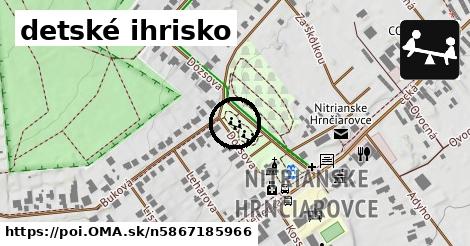 detské ihrisko