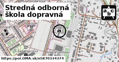 Stredná odborná škola dopravná